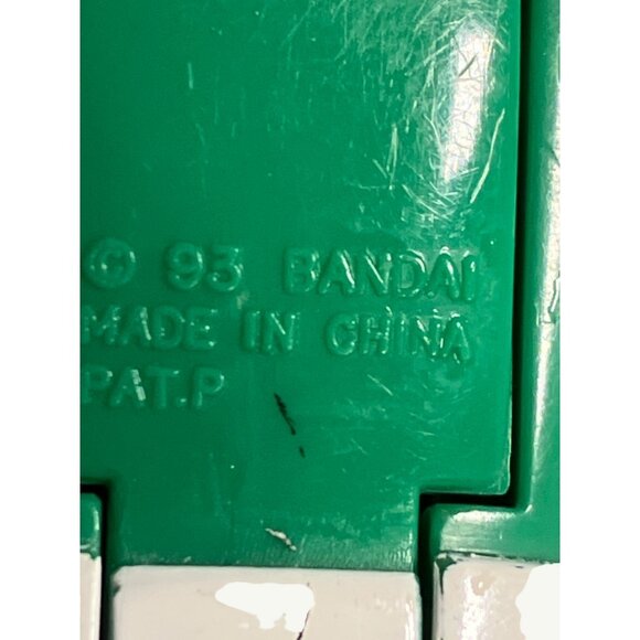 Vintage 1993 Bandai Green Power Ranger Action Figure 5.75" Flip Head - Picture 6 of 9